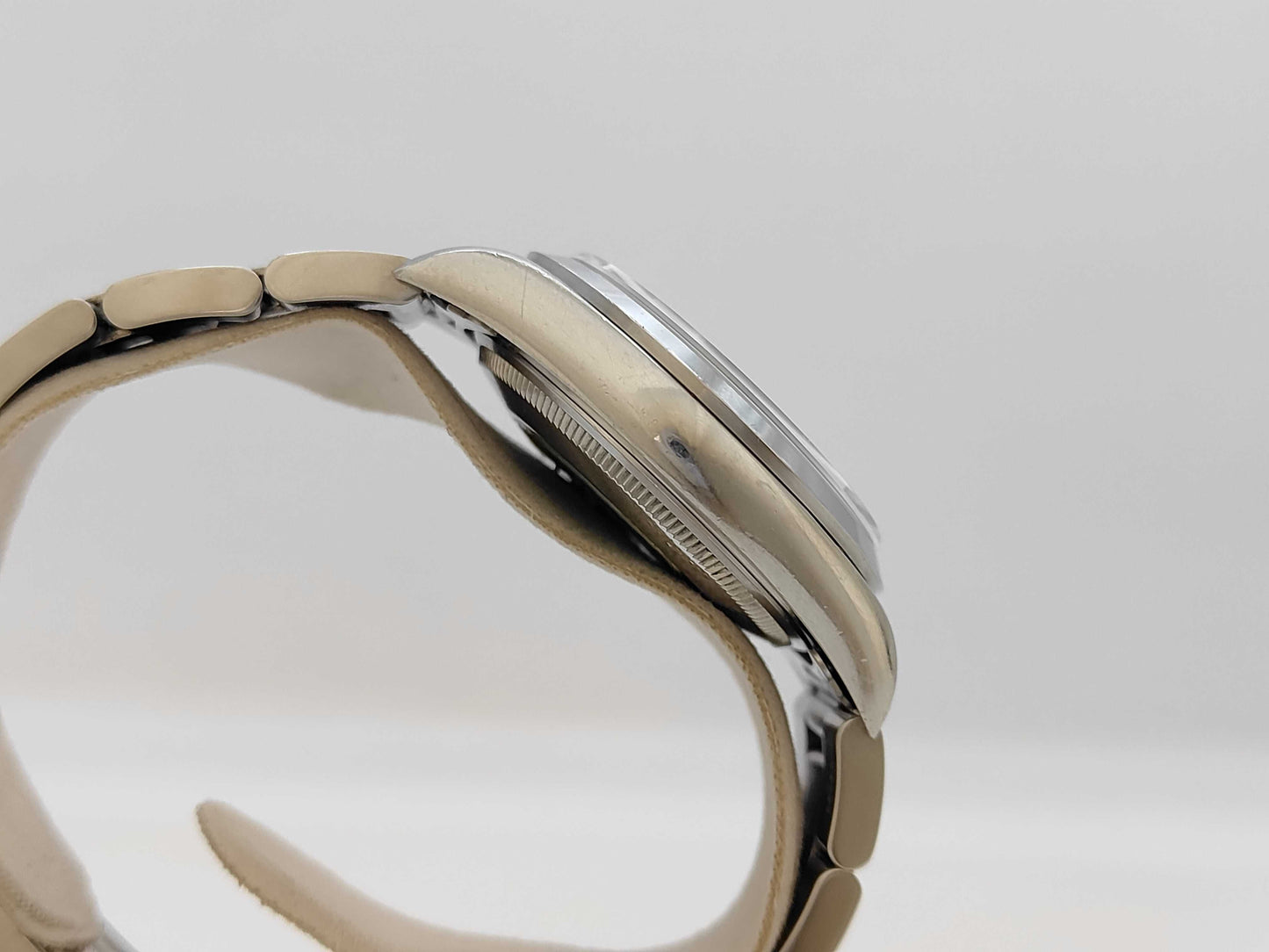 ROLEX 14000 U150946 Silver Dial Oyster Bracelet Boys' Watch