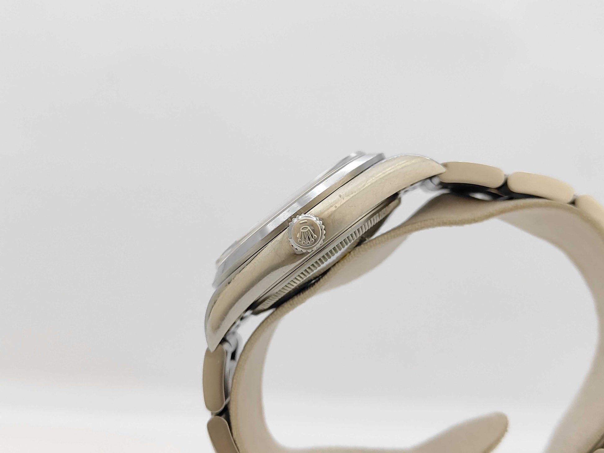 ROLEX 14000 U150946 Silver Dial Oyster Bracelet Boys' Watch