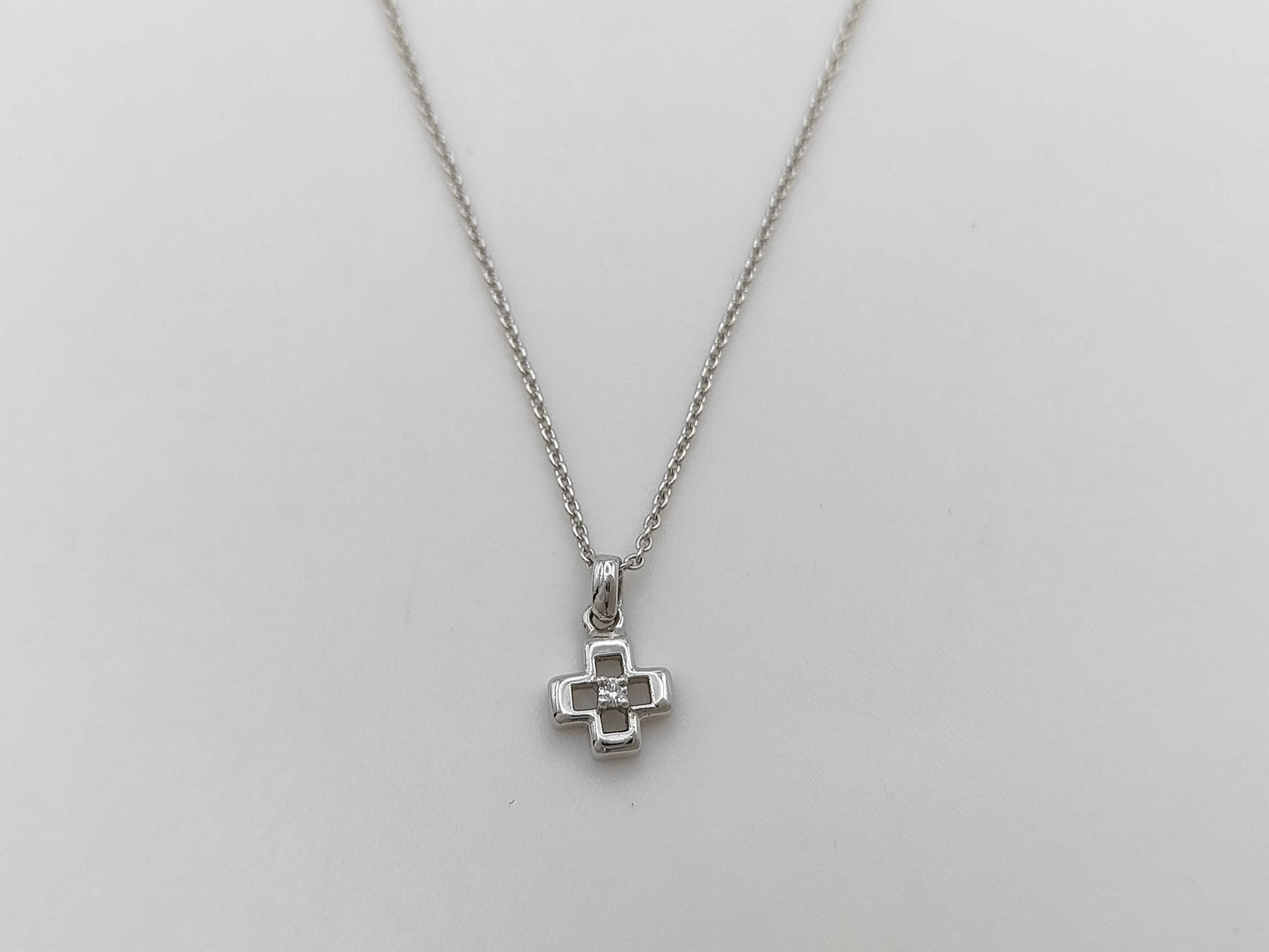 TASAKI D0.01ct SV 2.2g Necklace 