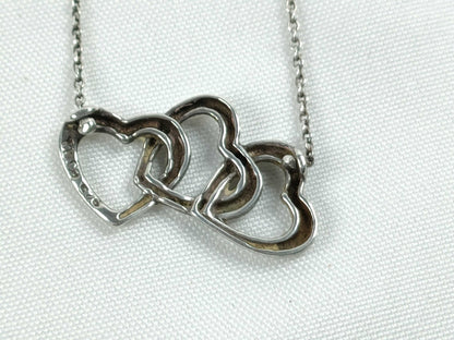 Tiffany & Co. Tiffany & Co. Triple Heart? Sterling Silver Necklace