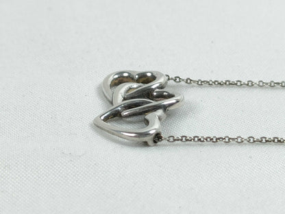Tiffany & Co. Tiffany & Co. Triple Heart? Sterling Silver Necklace