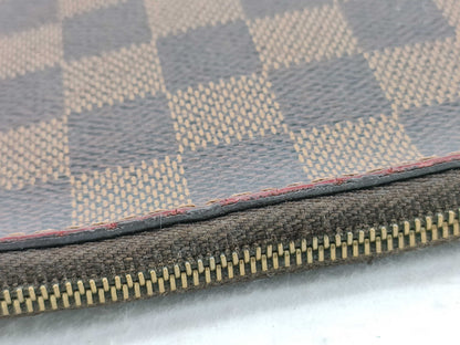 LOUIS VUITTON Damier Accessory Ebene Neverfull Attached Pouch