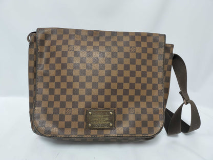 LOUIS VUITTON Damier Brooklyn MM Ebene CA1191 Shoulder Bag