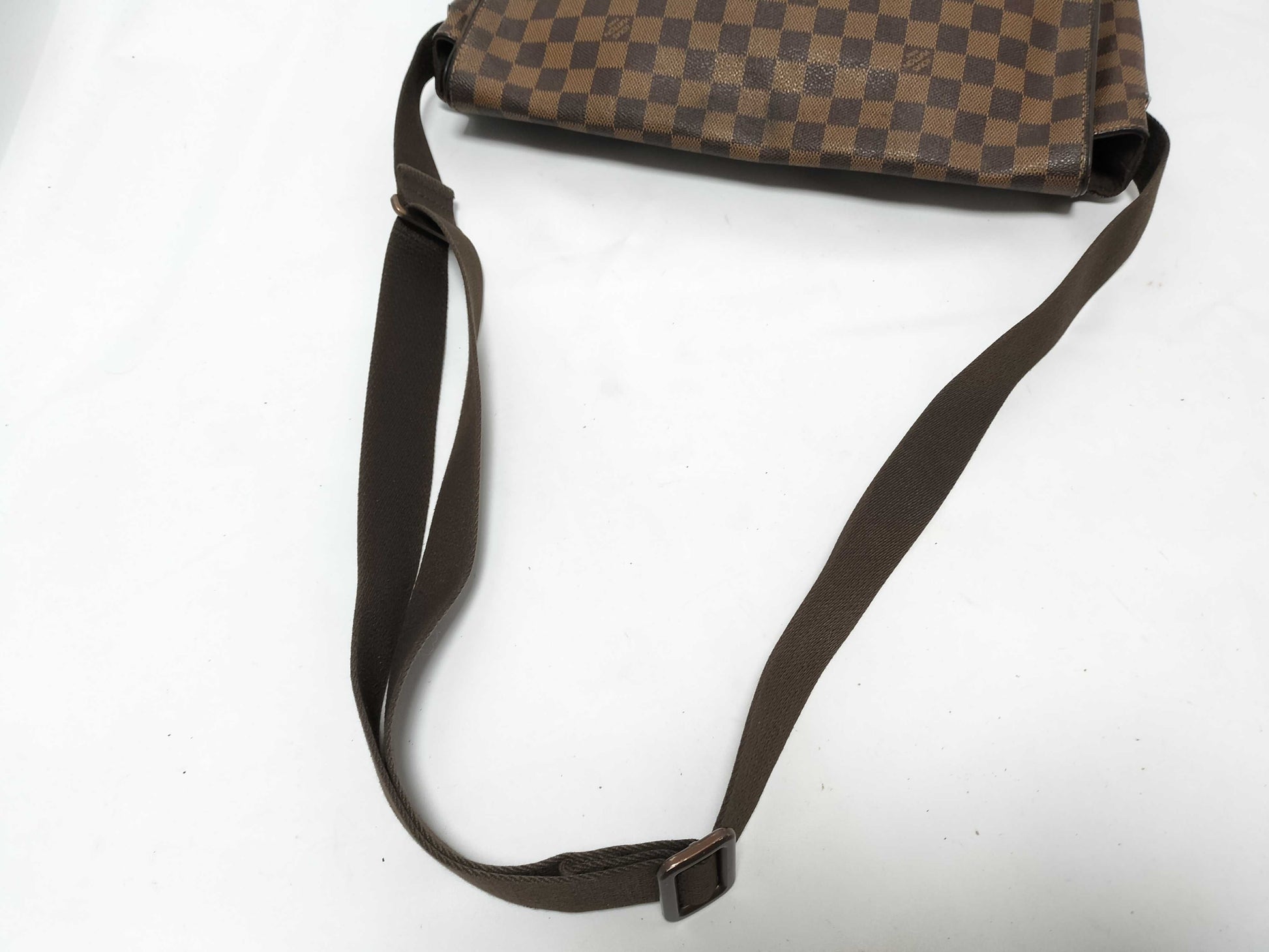 LOUIS VUITTON Damier Brooklyn MM Ebene CA1191 Shoulder Bag
