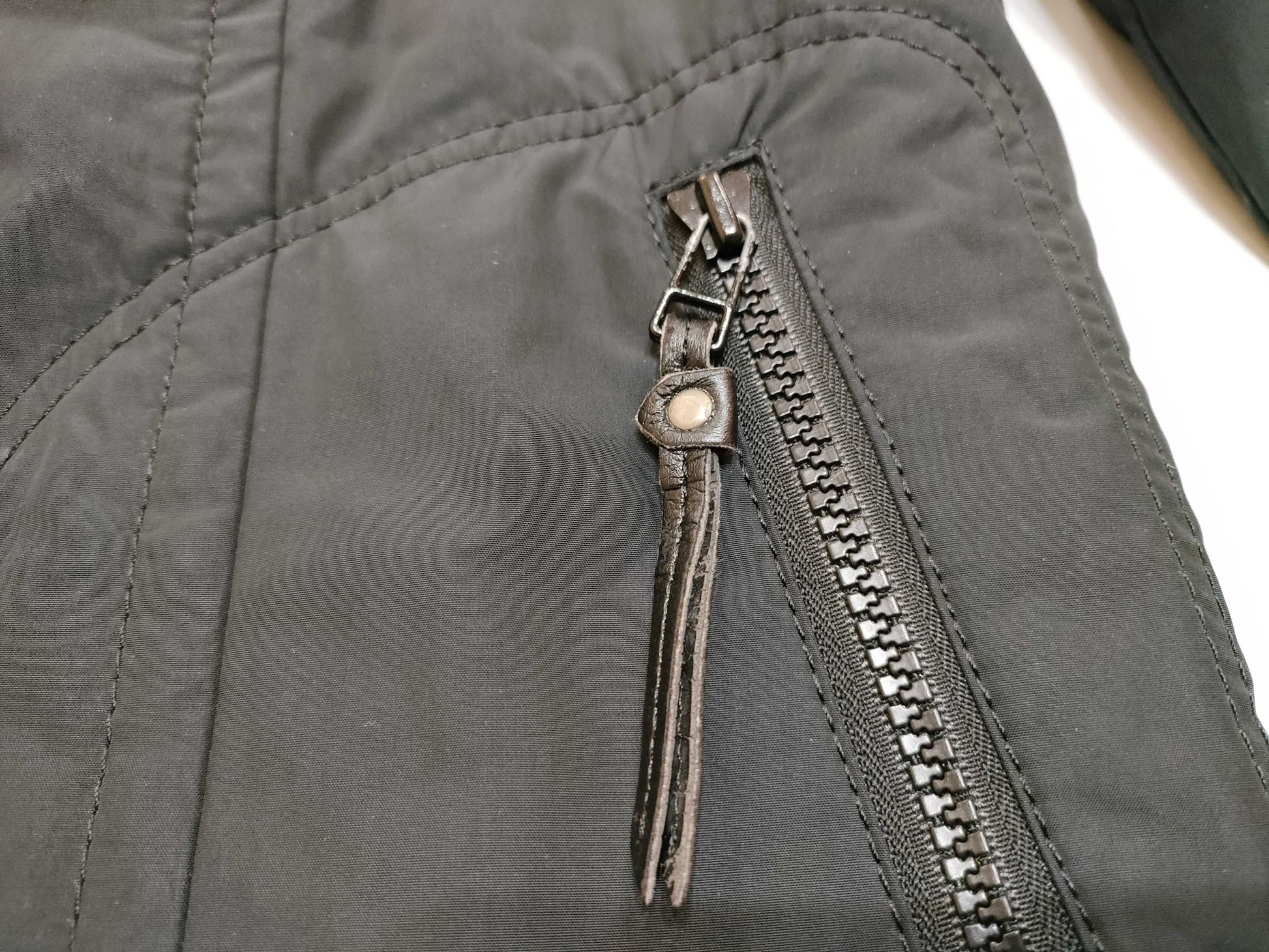 BURBERRY Blue Label Jacket, Padded with Fur Hood, Black