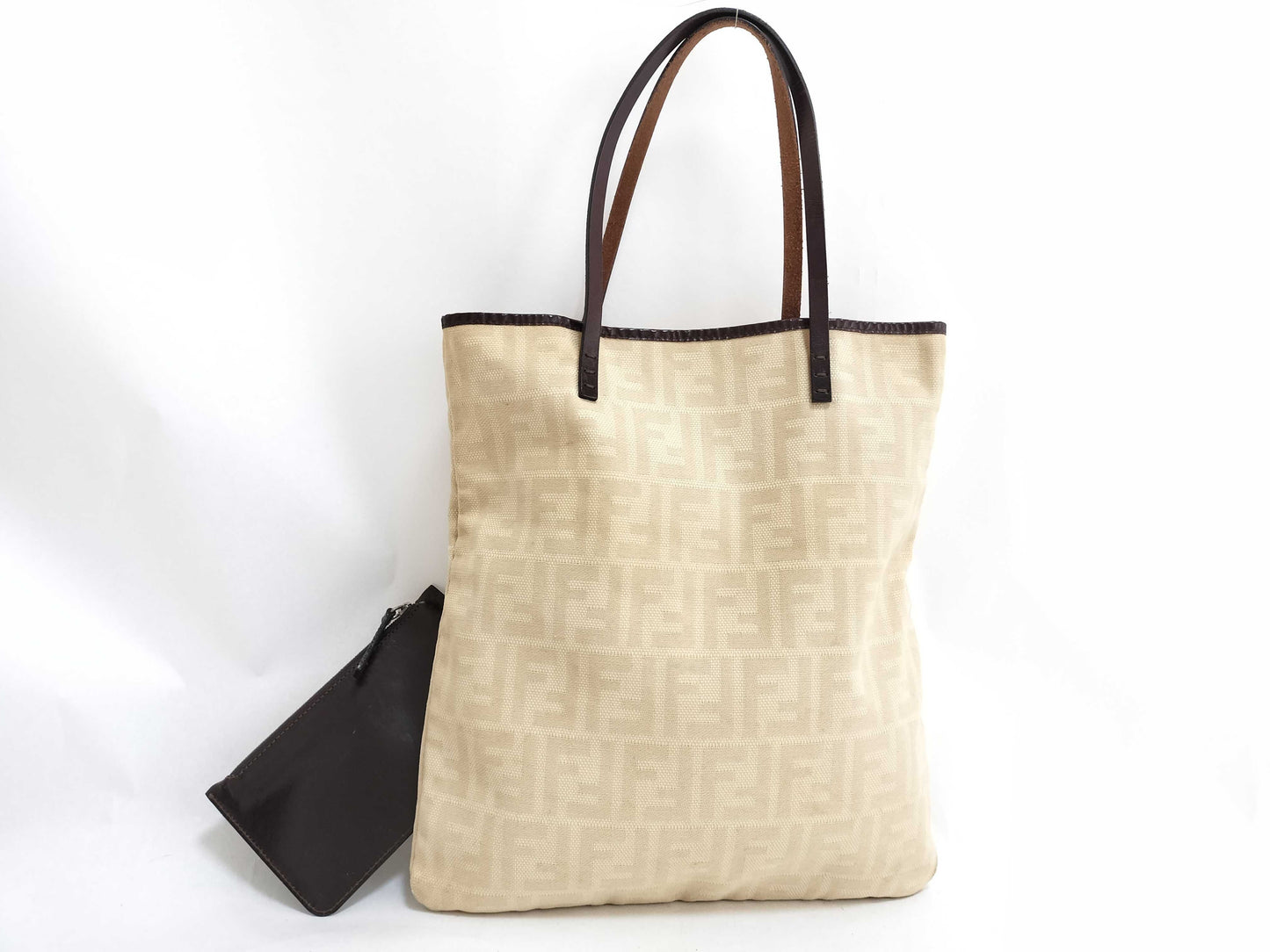 FENDI Zucca Print Canvas Tote Bag Z7960