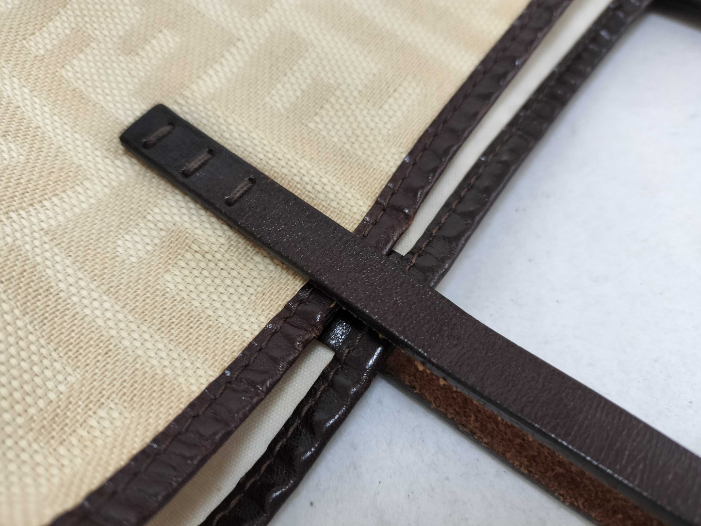 FENDI Zucca Print Canvas Tote Bag Z7960