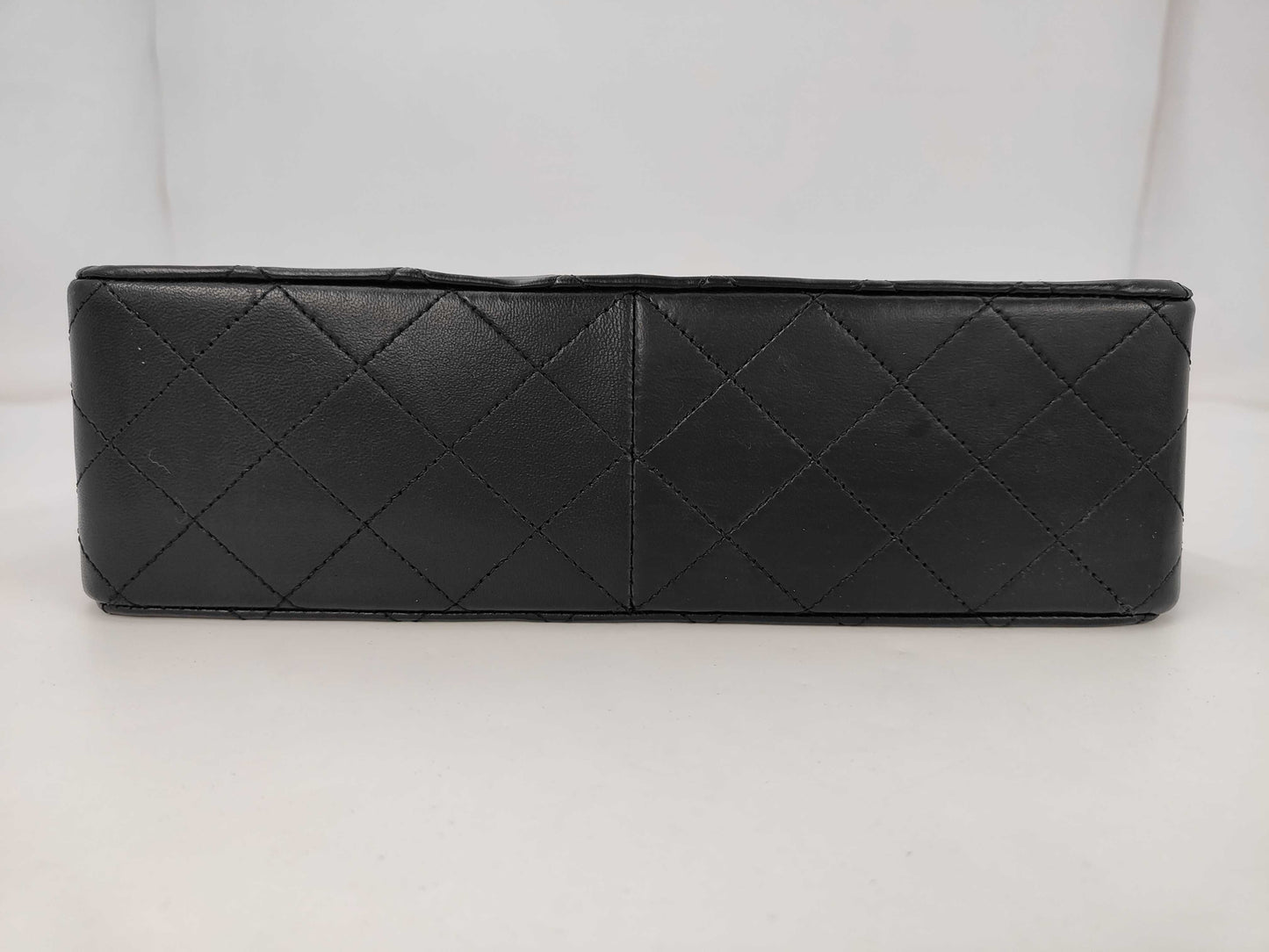 CHANEL Lambskin W-Flap 25 Shoulder Bag