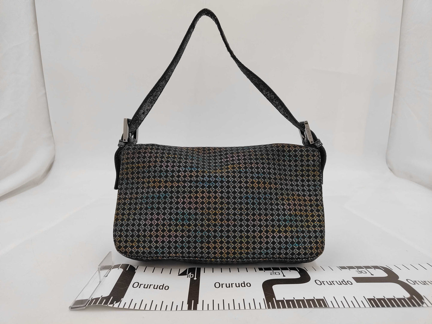 FENDI Mamma Bucket Lamé Shoulder Bag