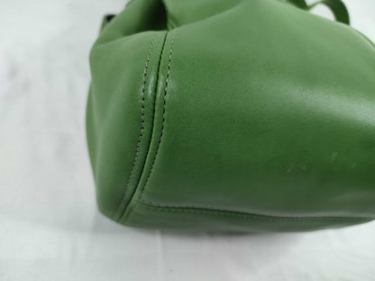 COACH green shoulder bag
