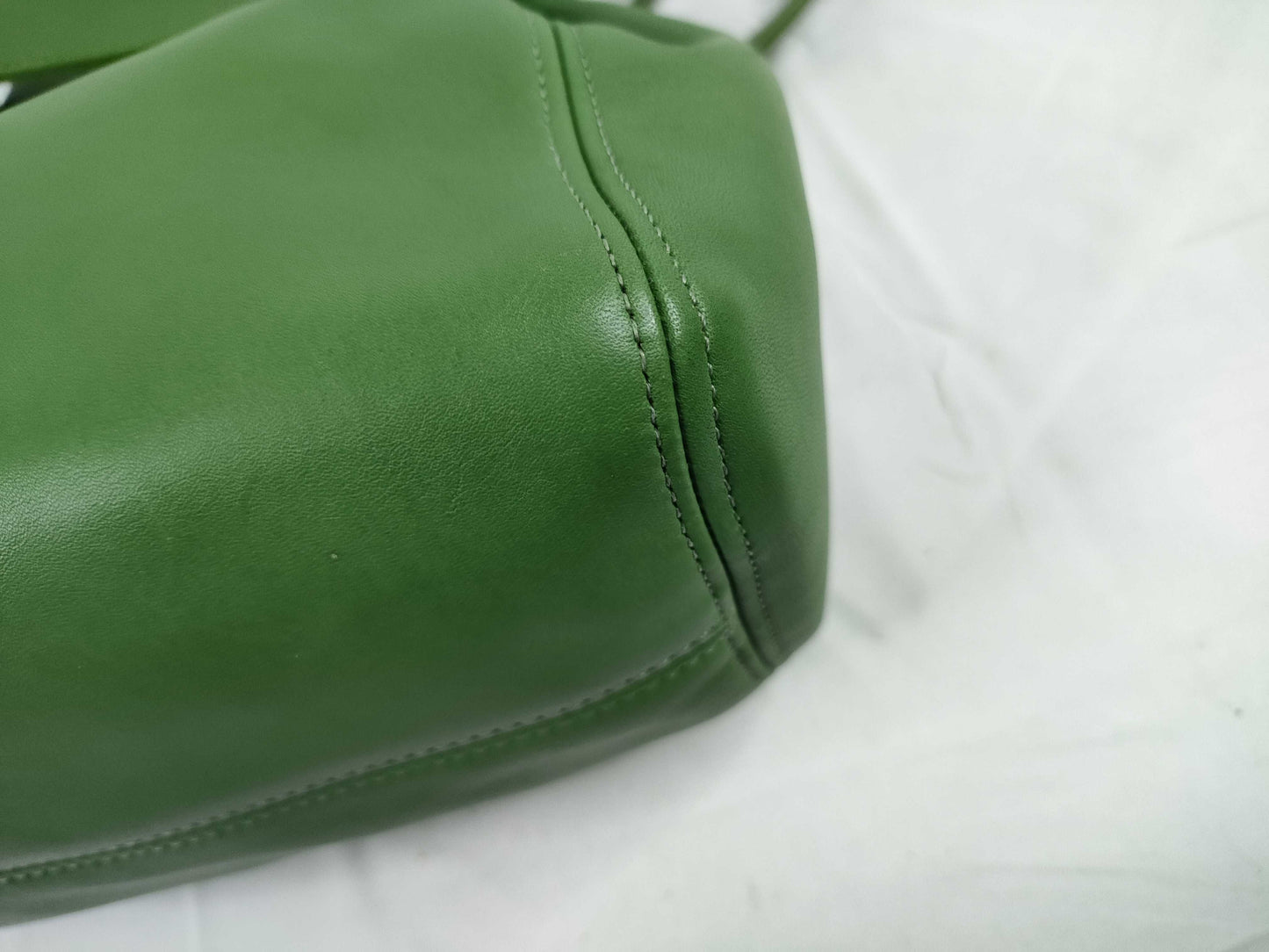 COACH green shoulder bag