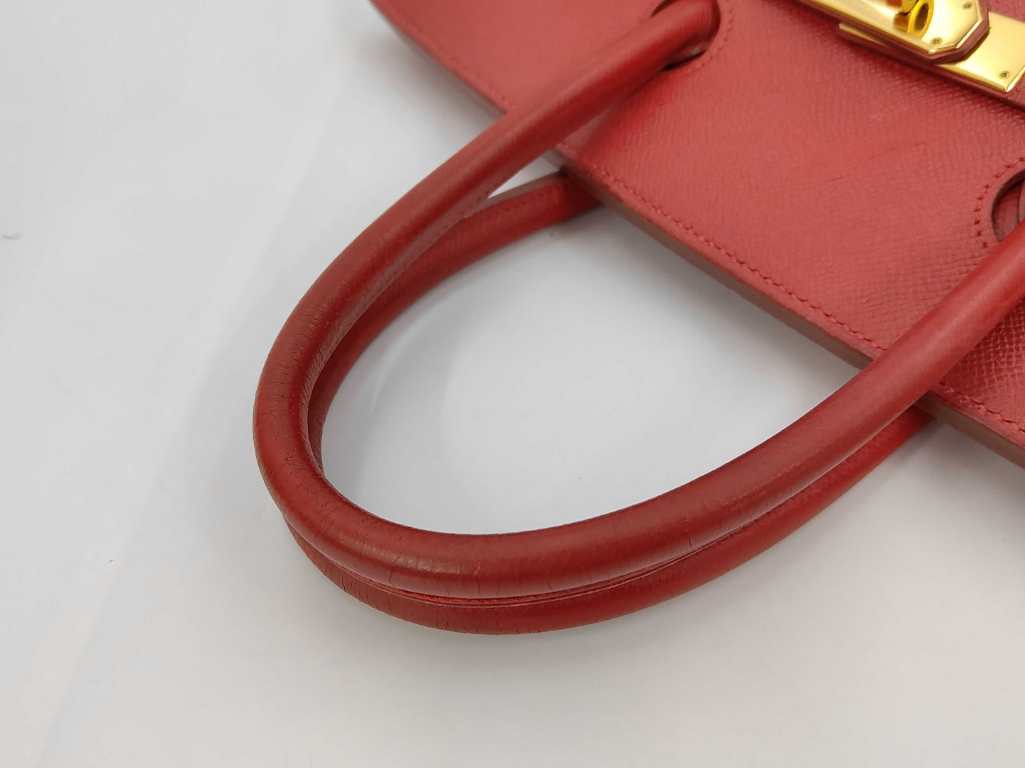 HERMES Jewelry Hermes Birkin 35 Z Stamp 1996 Key Padlock Cloche Handbag