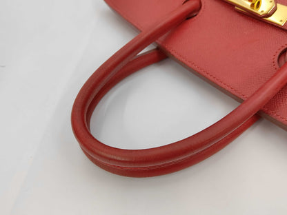 HERMES Jewelry Hermes Birkin 35 Z Stamp 1996 Key Padlock Cloche Handbag