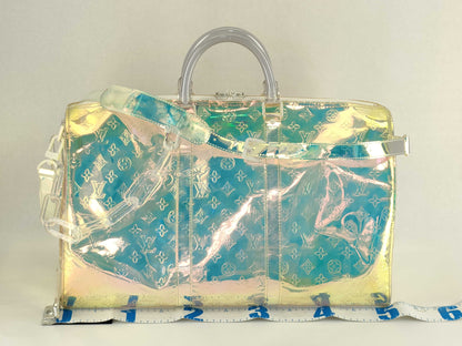 LOUIS VUITTON LV Keepall Bandouliere Prism Boston Bag