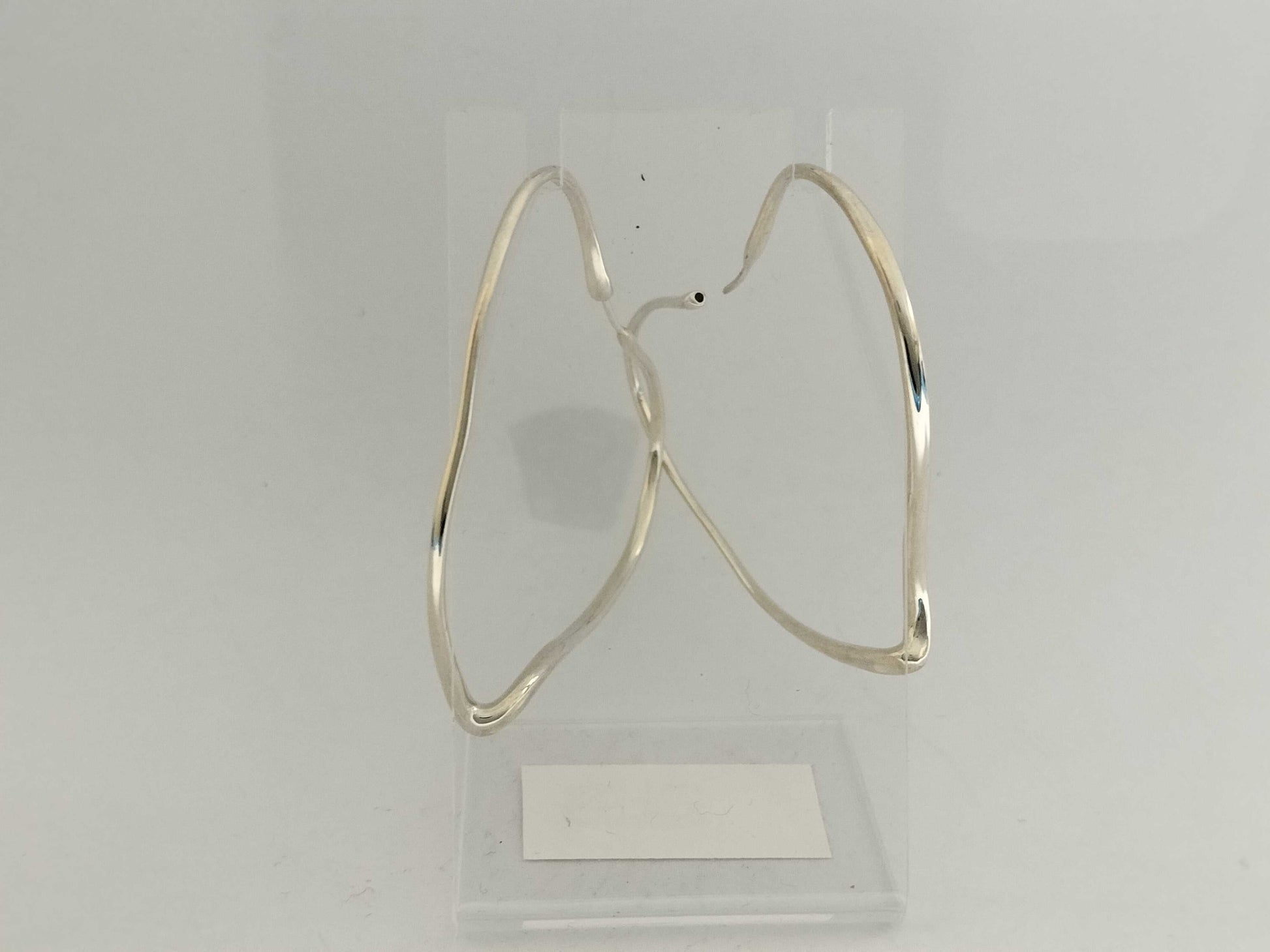 Tiffany & Co. Open Heart Tiffany & Co. Elsa Peretti Open Heart Hoop Earrings, Large Earrings
