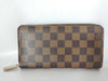 LOUIS VUITTON Damier Zippy Wallet N41661 MI1113 Wallet