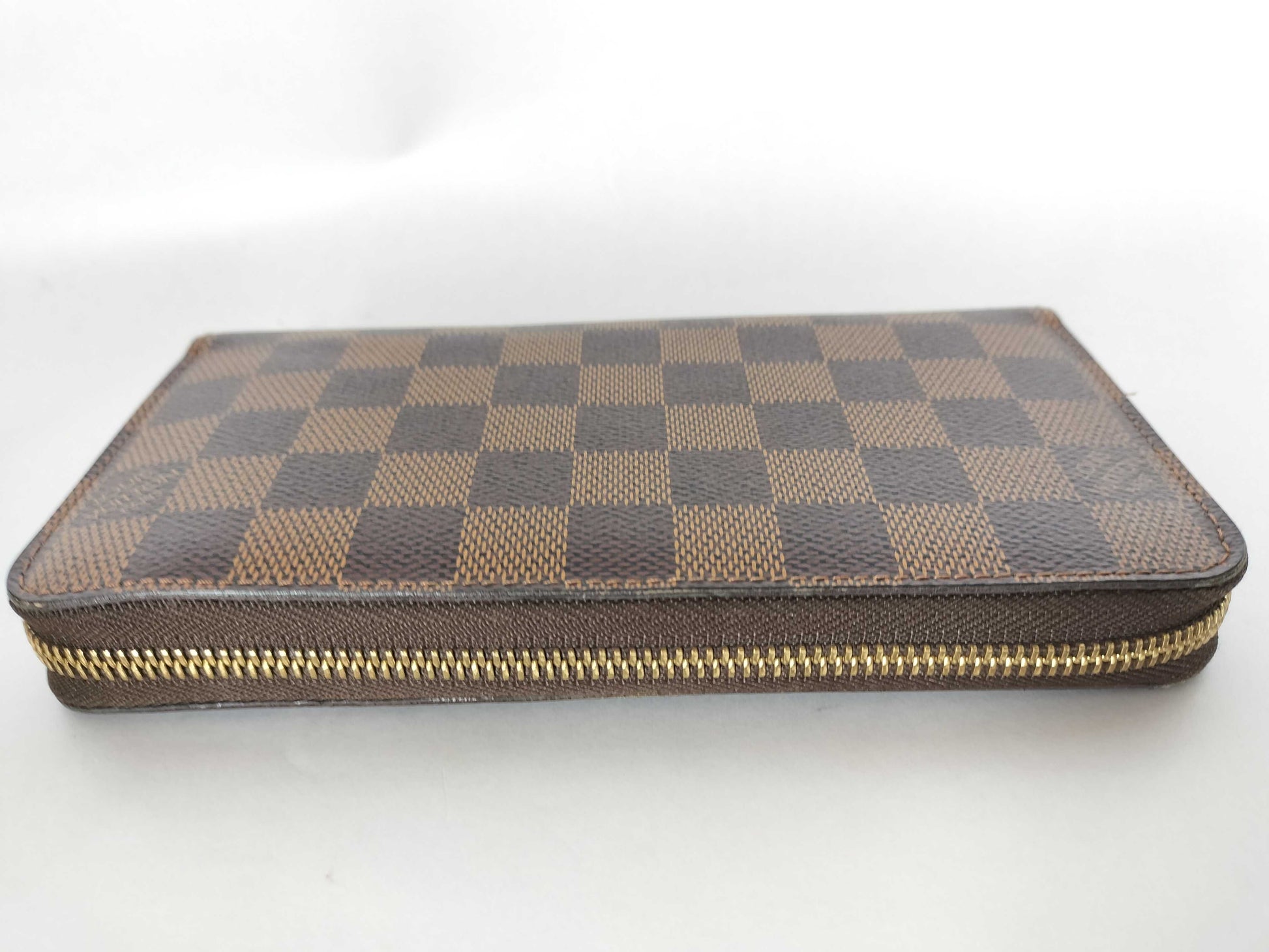 LOUIS VUITTON Damier Zippy Wallet N41661 MI1113 Wallet