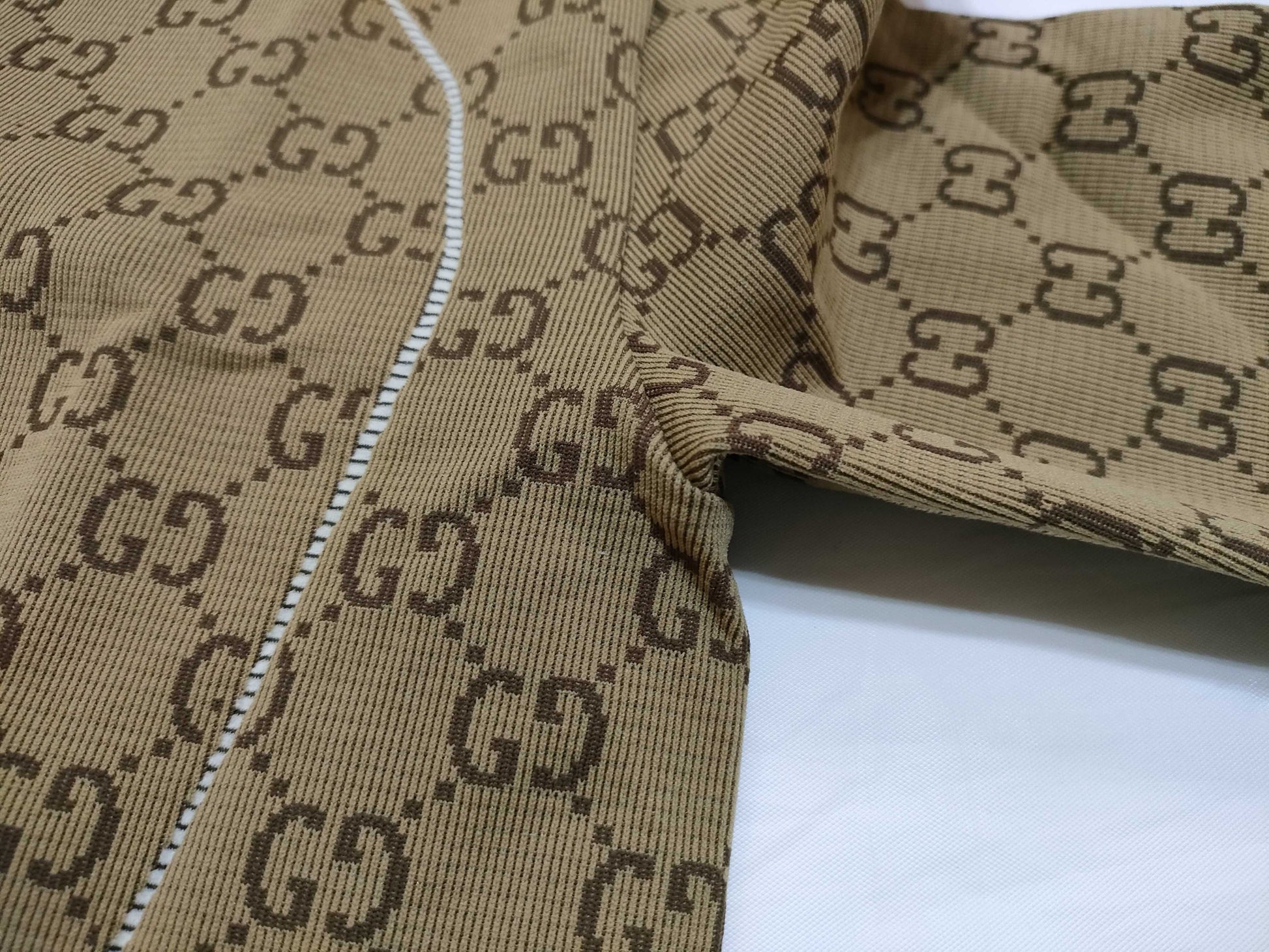 GUCCI GG GUCCI Unused ★23SS 715524 GG Pattern Half-Zip Crop Top