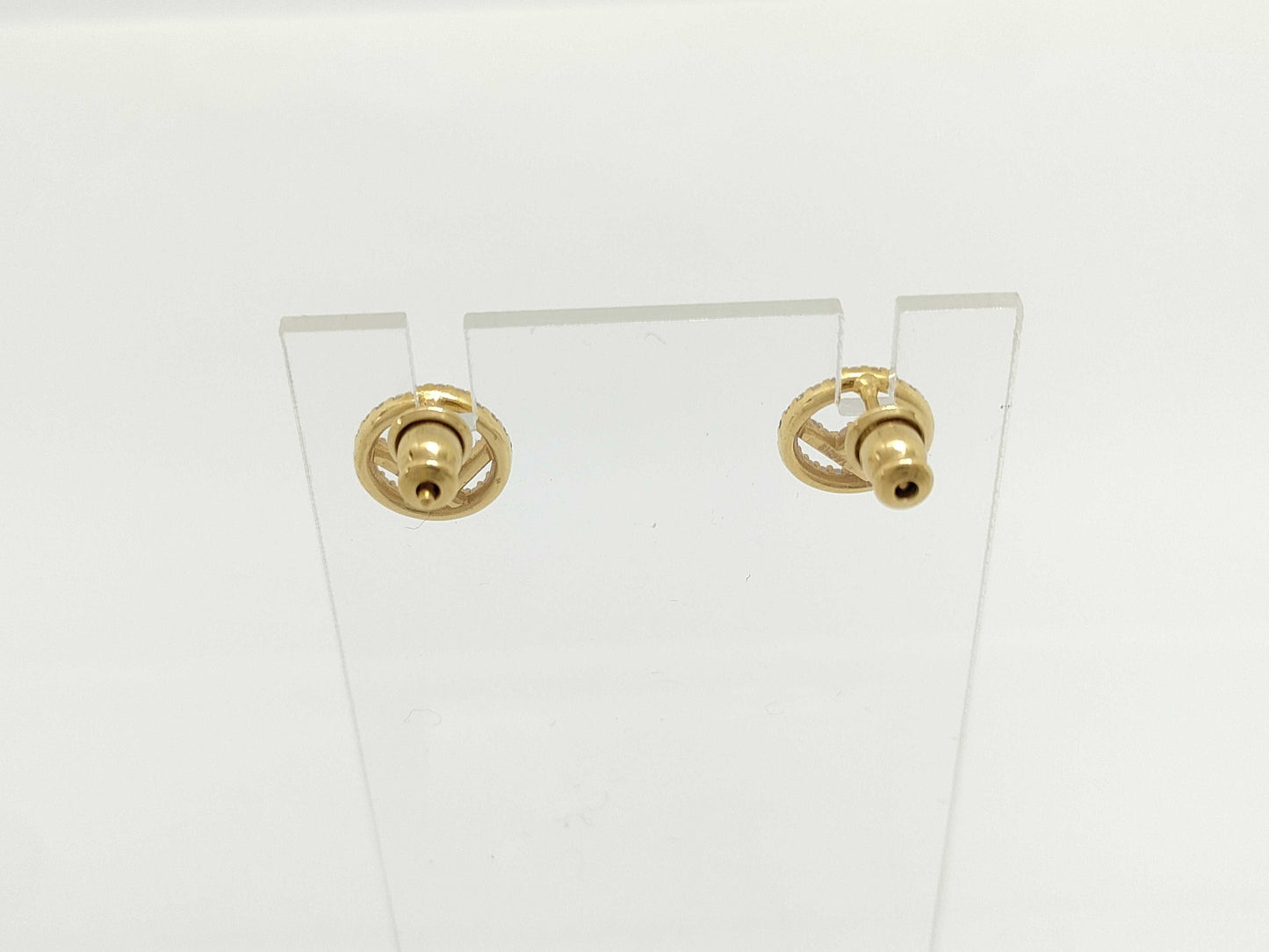 FENDI FENDI GP F is Fendi Gold Earrings