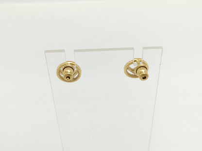 FENDI FENDI GP F is Fendi Gold Earrings