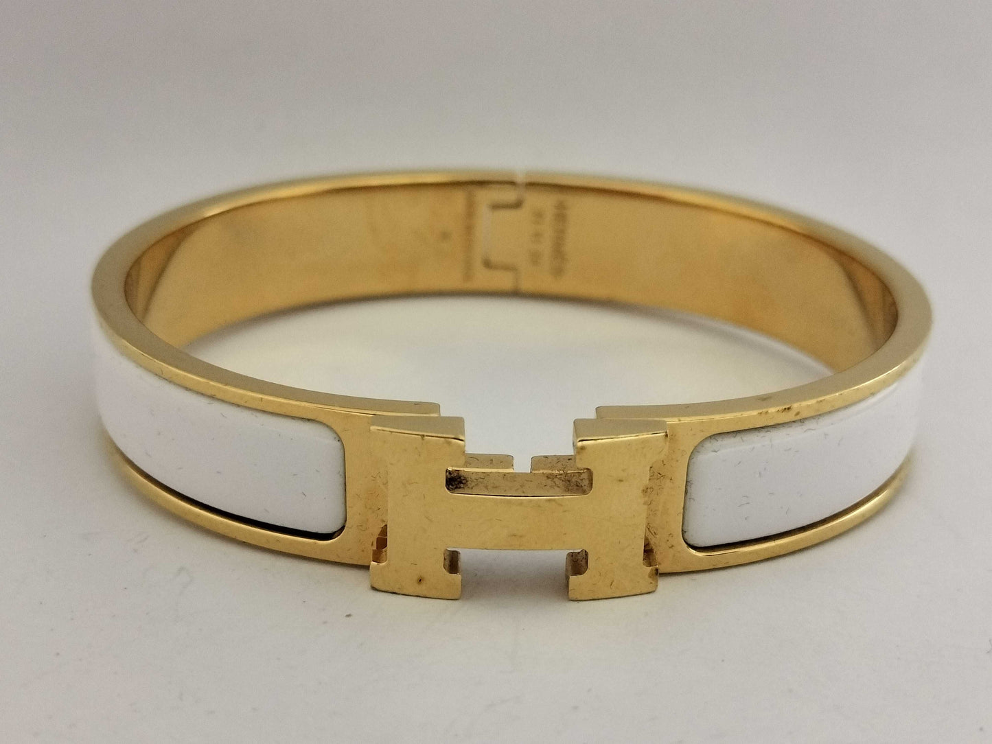 HERMES HERMES Click H Fan Bangle Bracelet/Bangle