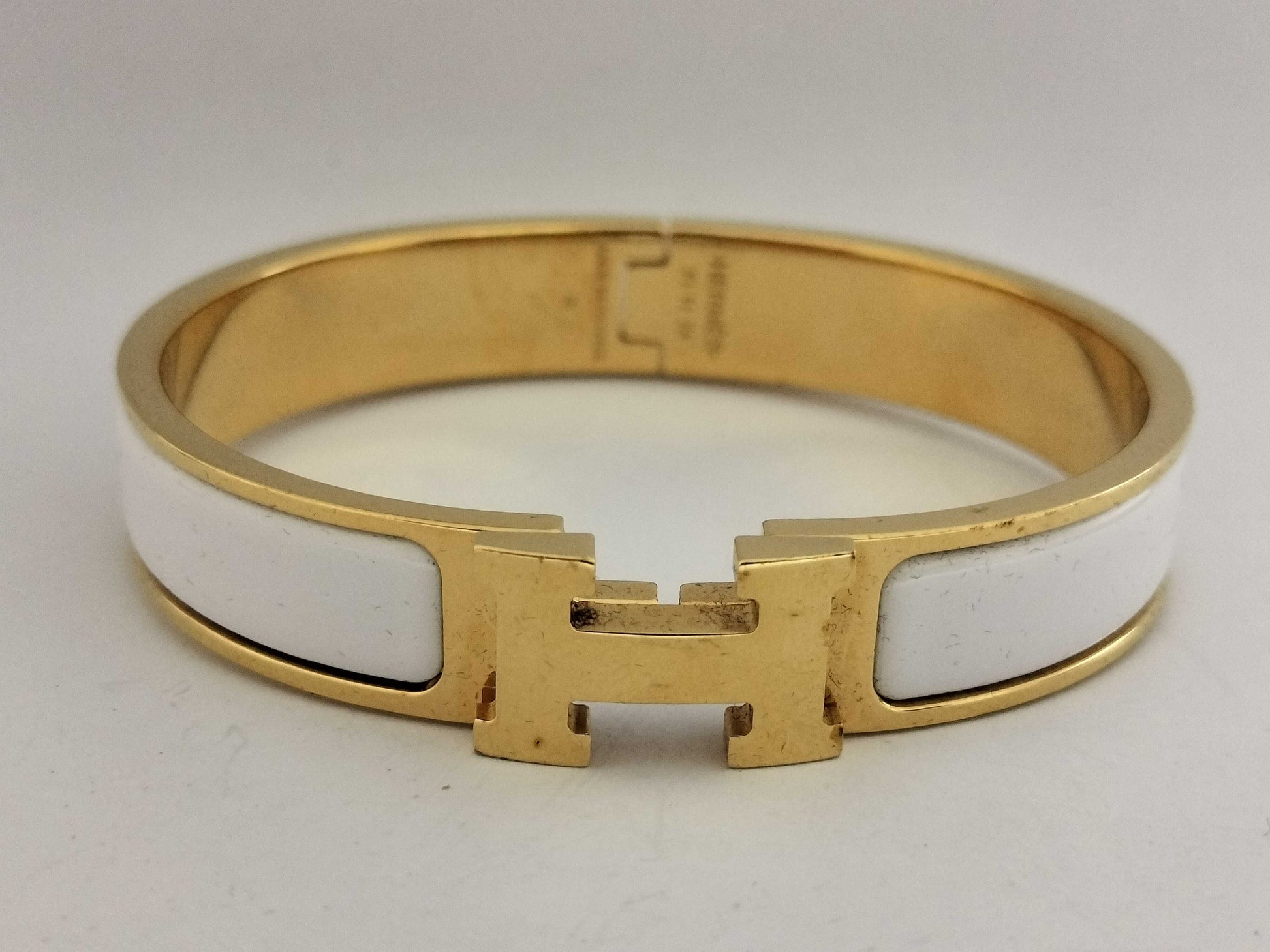 HERMES HERMES Click H Fan Bangle Bracelet/Bangle