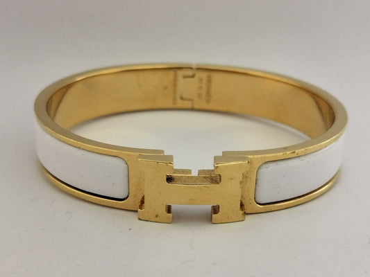 HERMES HERMES Click H Fan Bangle Bracelet/Bangle
