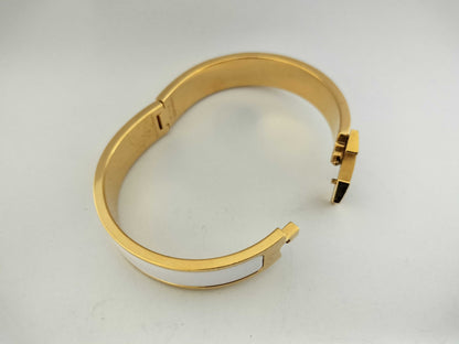 HERMES HERMES Click H Fan Bangle Bracelet/Bangle