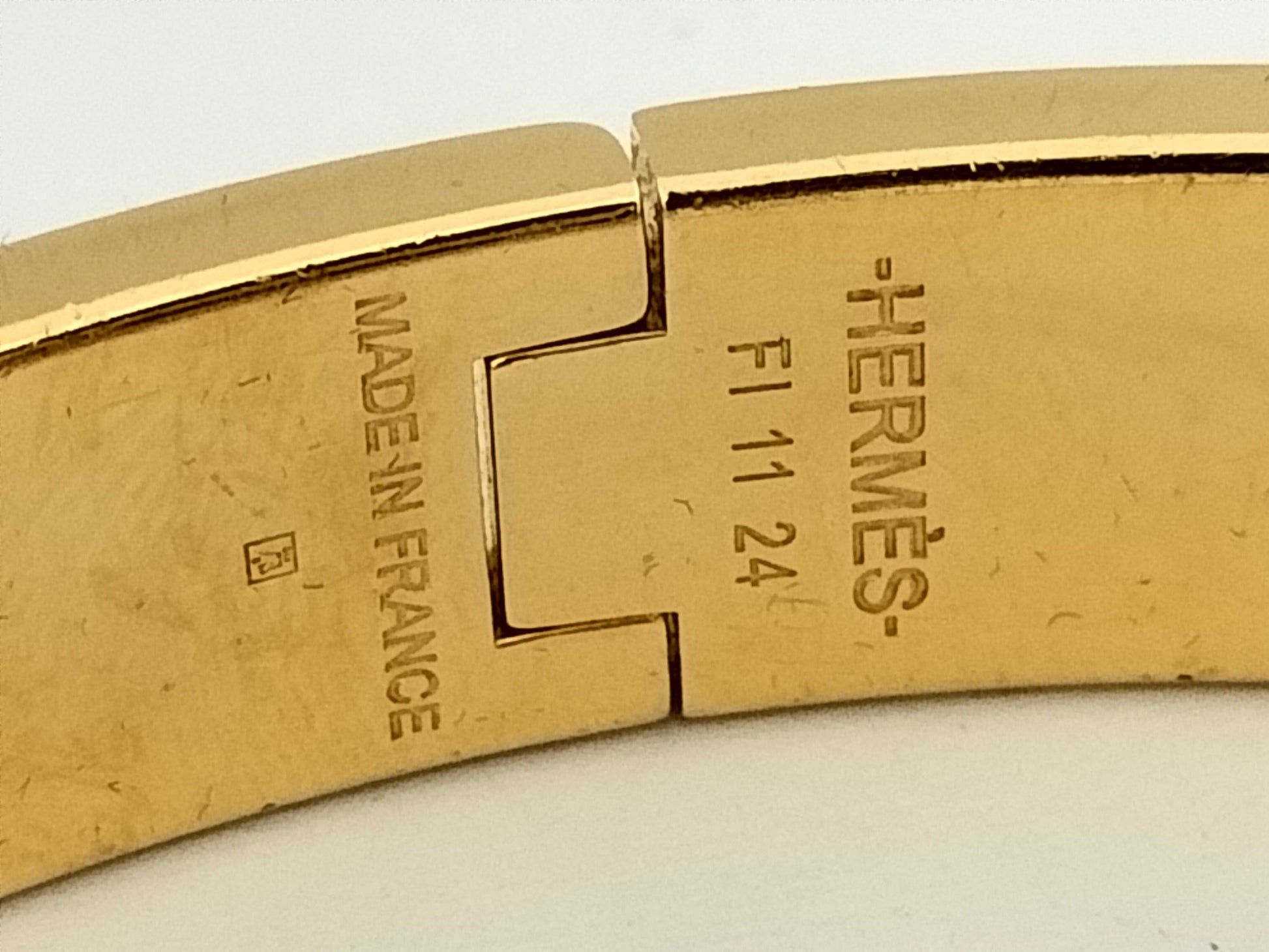 HERMES HERMES Click H Fan Bangle Bracelet/Bangle