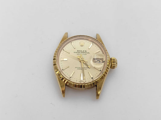 ROLEX 6517 2636660 K18 Women's Watch