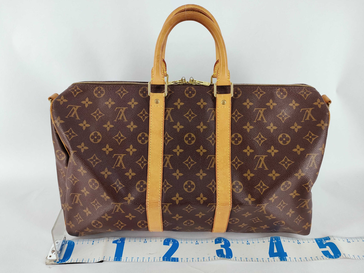 LOUIS VUITTON Monogram Louis Vuitton Monogram Keepall Bandouliere Boston Handbag Boston Bag