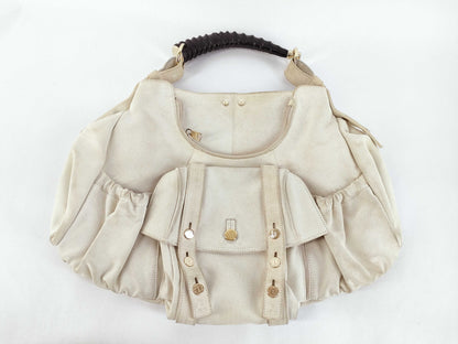 Yves Saint Laurent YSL Mombasa Suede Shoulder Bag