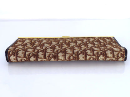 Christian Dior Trotter Clutch Bag, Clasp Closure, Party Bag, Clutch Bag