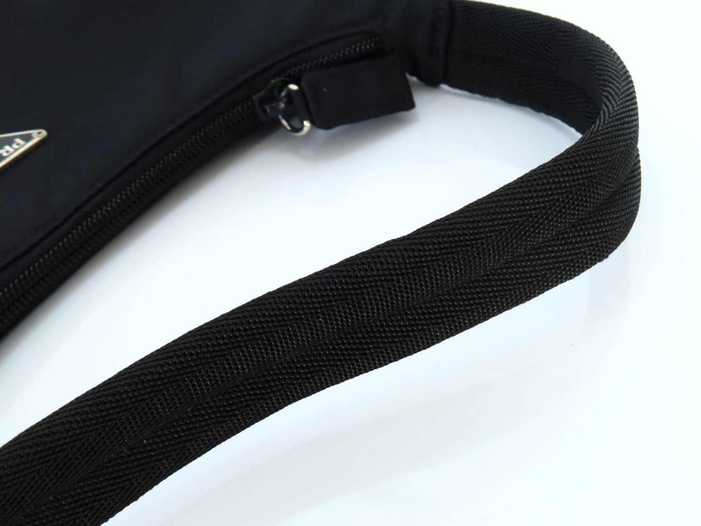PRADA Nylon Prada Nylon Handbag Mini Bag Logo Plate Handbag
