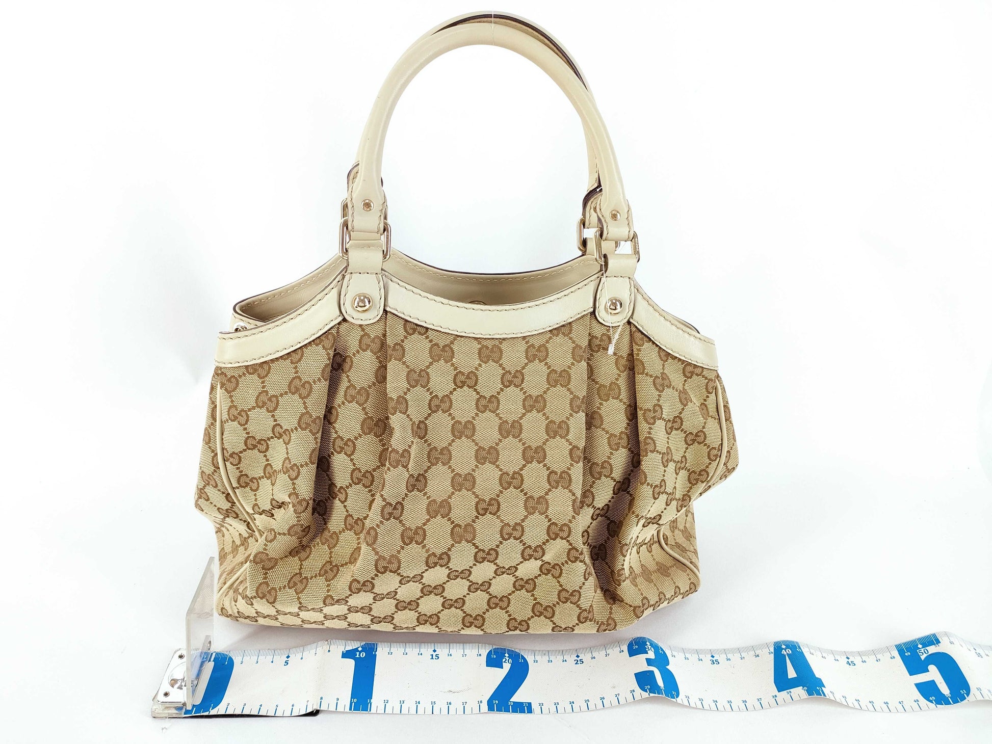 GUCCI GG Canvas Sukey Tote Bag
