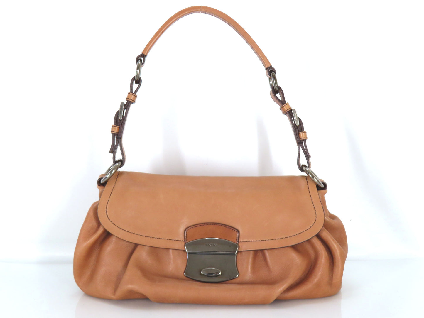 PRADA Prada Leather One-Shoulder Handbag