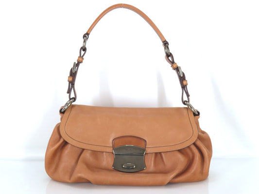 PRADA Prada Leather One-Shoulder Handbag