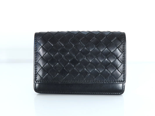 BOTTEGA VENETA Intrecciato Card Case, Business Card Case, Card Case, Pass Case, Business Card Case