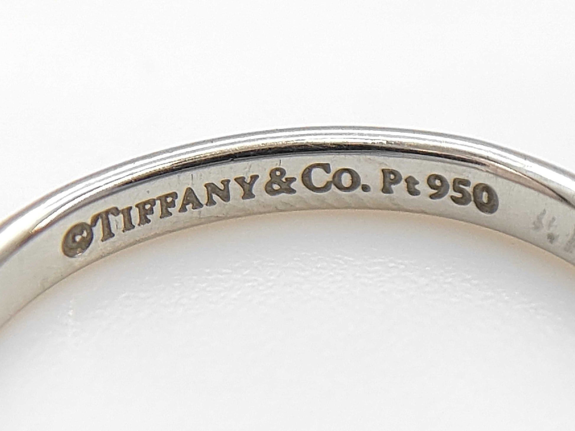 Tiffany & Co. Band Pt950 2.1g Ring 