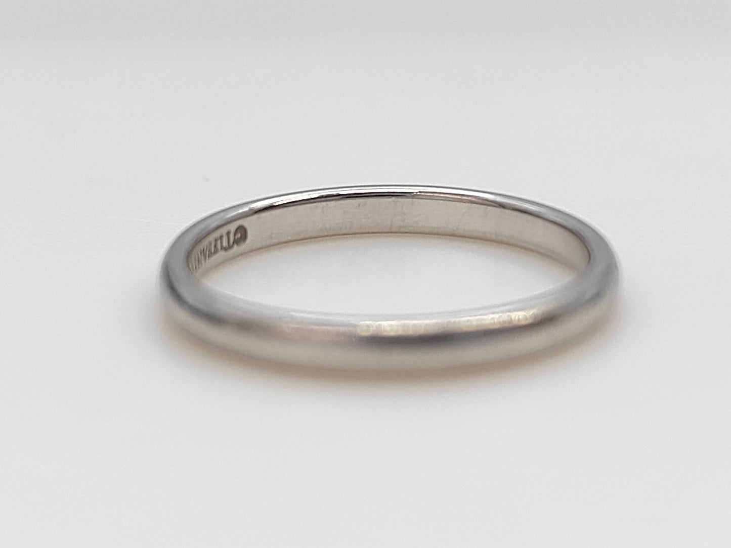 Tiffany & Co. Band Pt950 2.1g Ring 