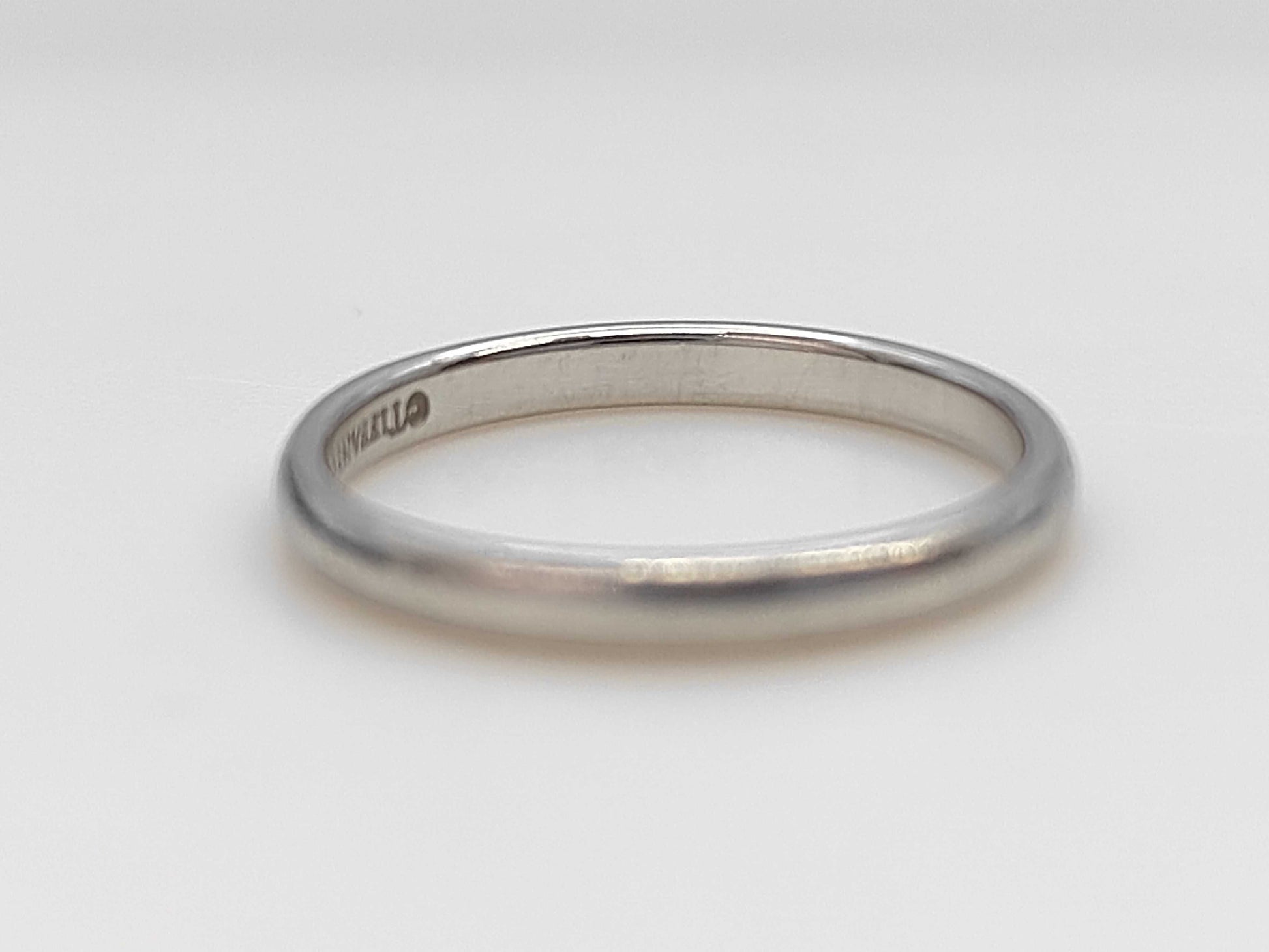 Tiffany & Co. Band Pt950 2.1g Ring 