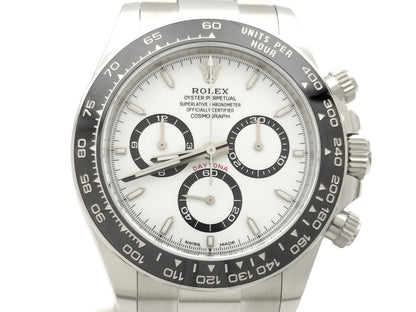 ROLEX Daytona 126500LN H05P1068 White Dial Oyster Bracelet Men's Watch