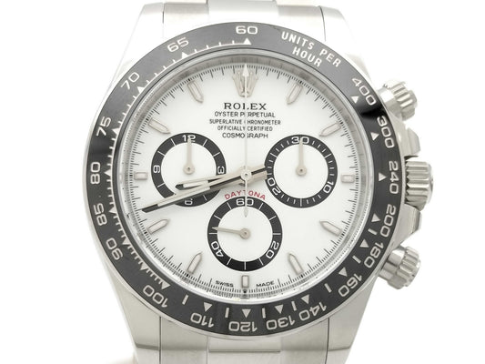 ROLEX Daytona 126500LN H05P1068 White Dial Oyster Bracelet Men's Watch