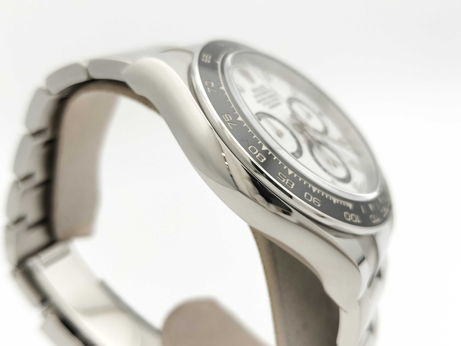 ROLEX Daytona 126500LN 22QA0574 White Dial Oyster Bracelet Men's Watch