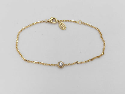 Cartier D'Amour Diamant Léger LM Yellow Gold Au750 1.9g Bracelet/Bangle 