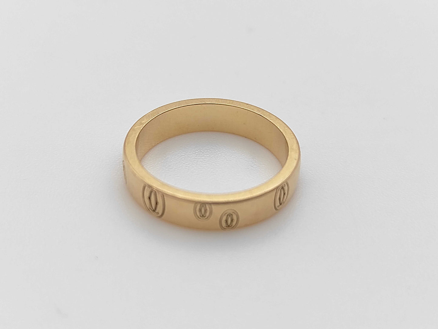 Cartier Happy Birthday #51 PG Au750 4.7g Ring 