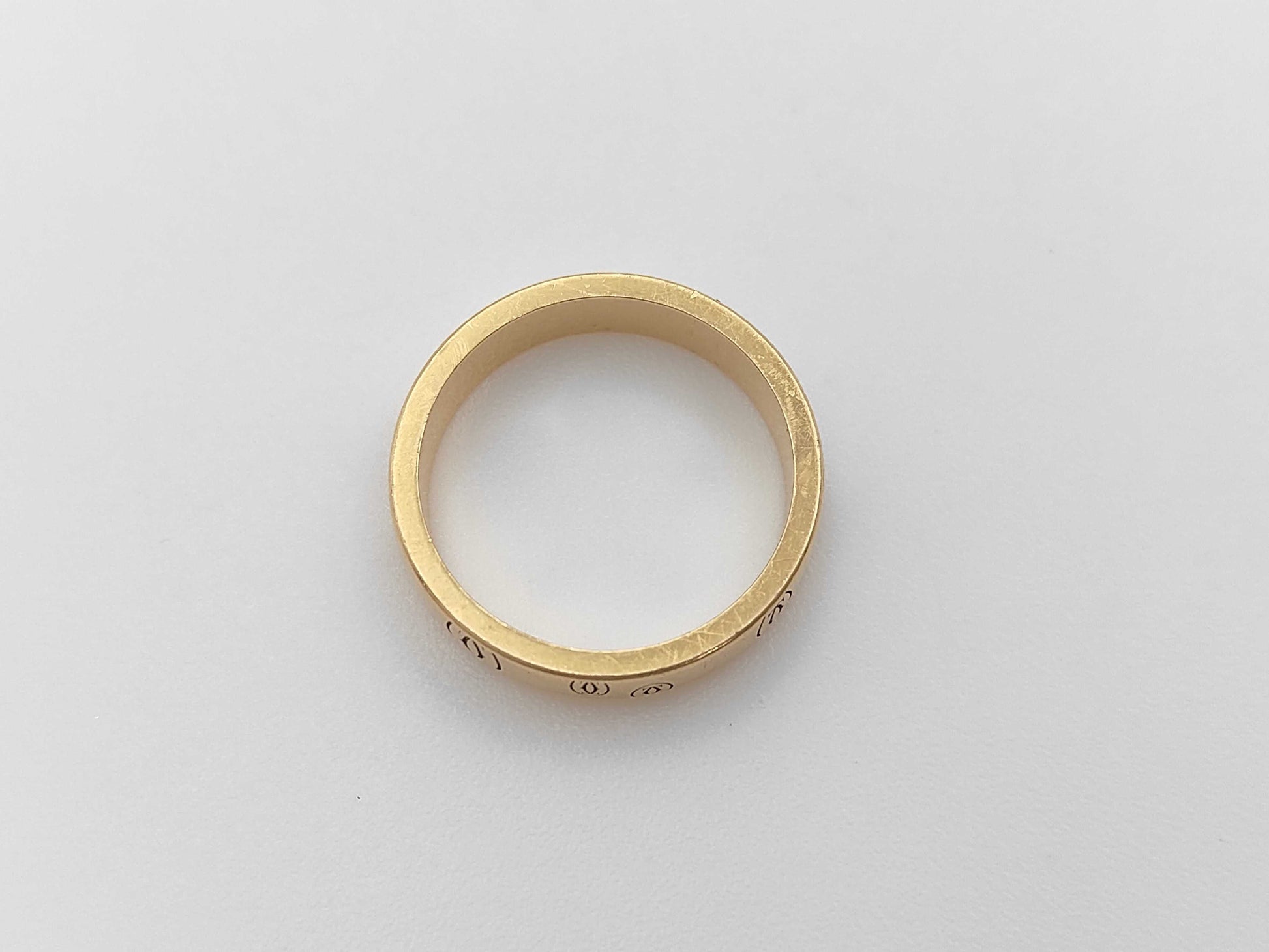 Cartier Happy Birthday #51 PG Au750 4.7g Ring 