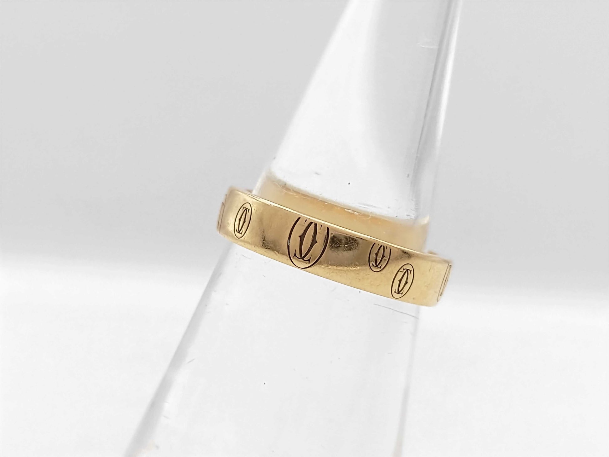 Cartier Happy Birthday #51 PG Au750 4.7g Ring 