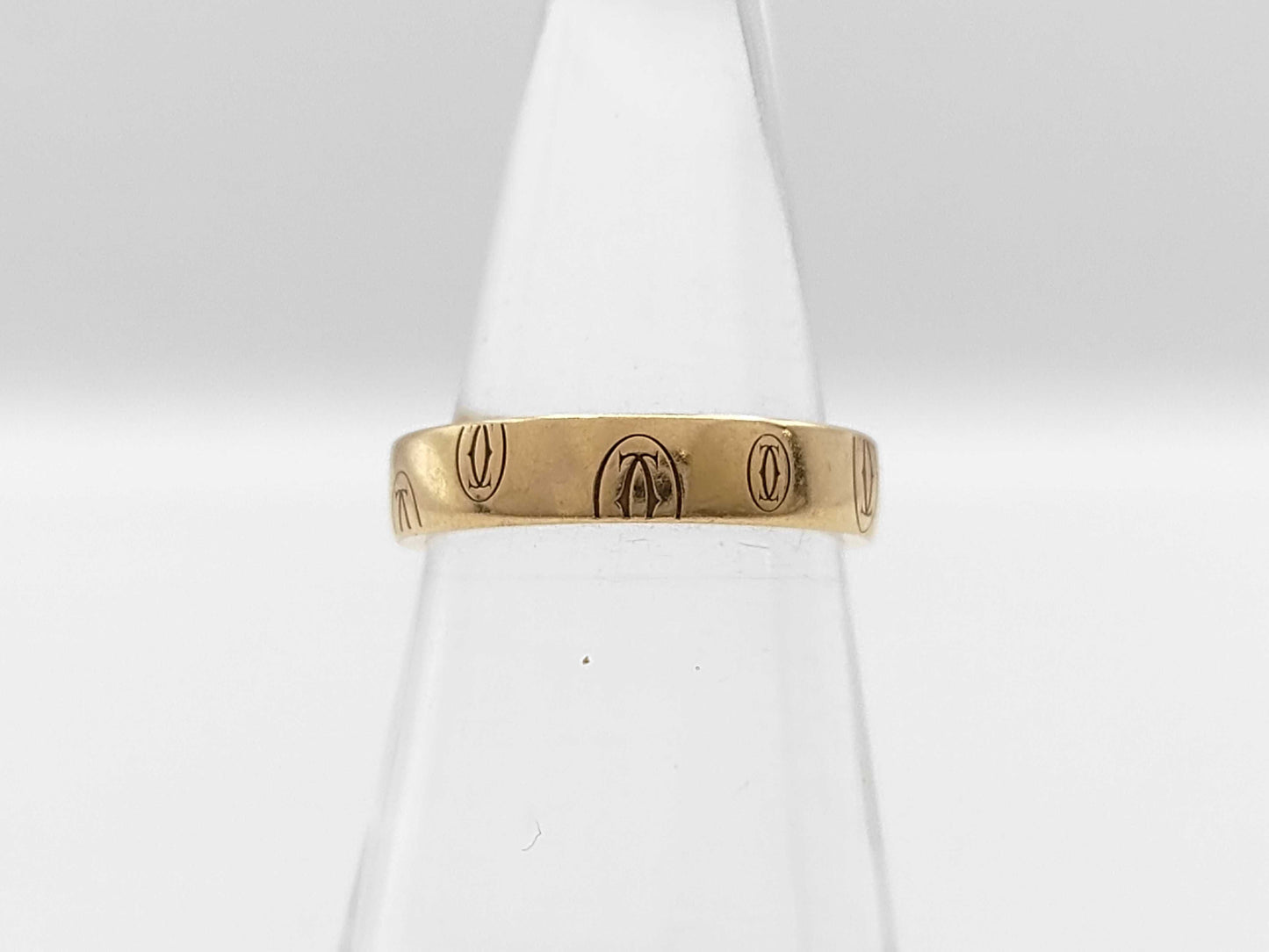 Cartier Happy Birthday #51 PG Au750 4.7g Ring 