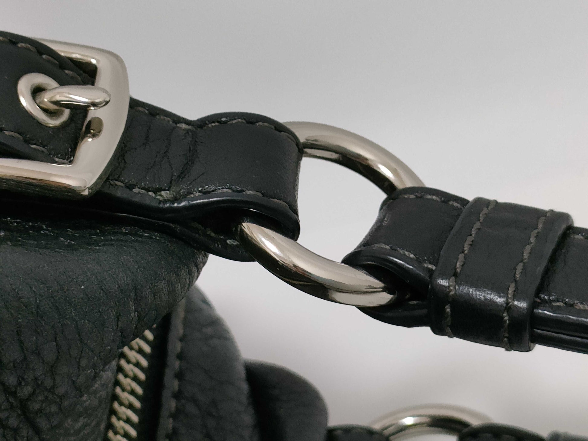 COACH 15273 Black Leather Shoulder Bag